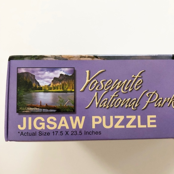 Yosemite National Park Jigsaw Puzzle 18"x24" Valley View w Poster NEW SEALED - Picture 3 of 4